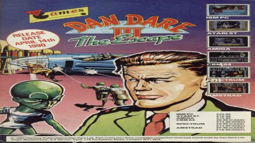 Dan Dare III - The Escape (1990)(Dro Soft)[re-release]