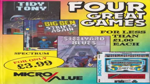 Four Great Games Volume 1 - Tidy Tony (1988)(Micro Value)