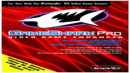 GameShark Pro V3.3 (Unl) ROM - N64 Download - Emulator Games