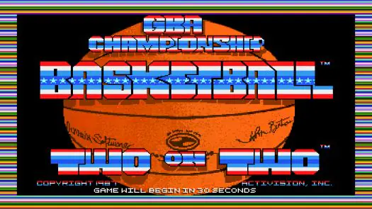 GBA Championship Basketball - Two-On-Two (1987)(Gamestar - Activision) ROM