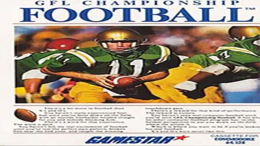 GFL Championship Football (1987)(Gamestar)[a]