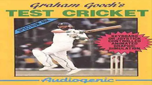 Graham Gooch's Test Cricket (1986)(Audiogenic Software)