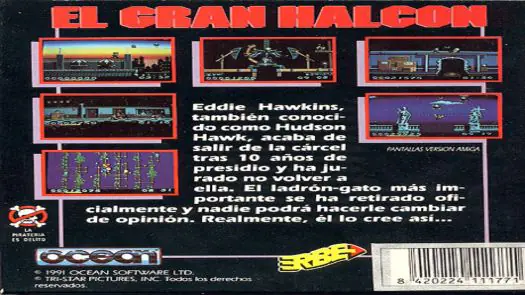 Gran Halcon, El (1991)(Erbe Software)[128K][aka Hudson Hawk]