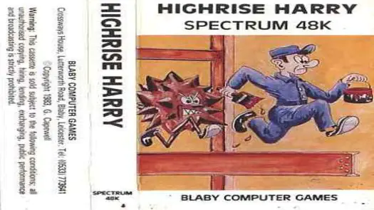 Highrise Harry (1983)(Blaby Computer Games)[kempston]