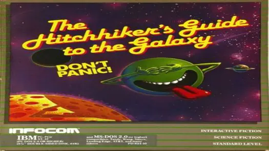 Infocom Interactive Fiction #47 - Hitchhikers Guide To The Galaxy (1983)(Infocom)[b]