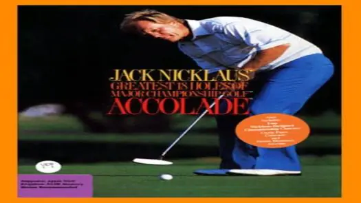 Jack Nicklaus Greatest 18 Holes of Major Championship Golf (19xx)(Accolade)(Disk 1 of 4)(Game)