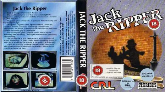 Jack The Ripper (1992)(G.I. Games)(Side B)[re-release]