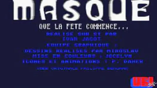 Masque - Que la Fete commence (1987)(UBI Soft)(fr)(Disk 1 of 2)[a]