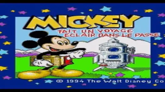Mickey - Fait un Voyage Eclair Dans le Passe (France)