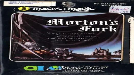 Morton's Fork (1981)(Chameleon Software)(Disk 1 Of 1 Side A)