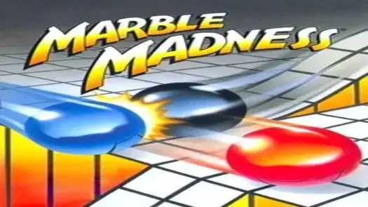 MS-DOS Marble Madness (CGA Graphics)