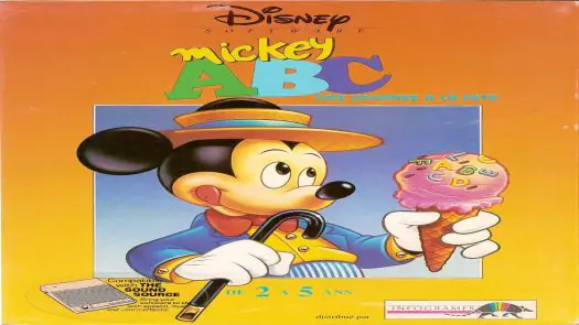 MS-DOS Mickey ABC Une Journée à La Fête (Tandy Graphics)