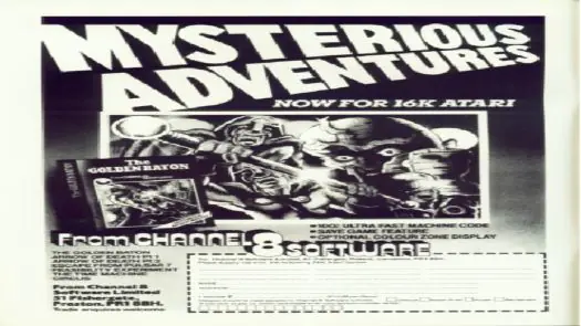 Mysterious Adventures 03 - Arrow Of Death Pt.1 (1982)(Digital Fantasia)