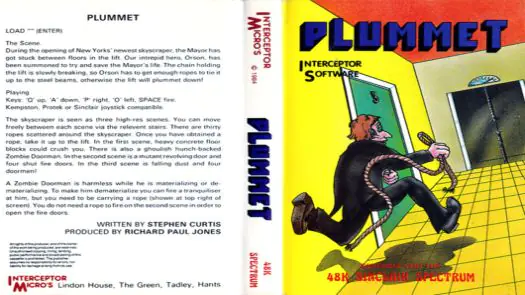 Plummet (1984)(Interceptor Micros Software)