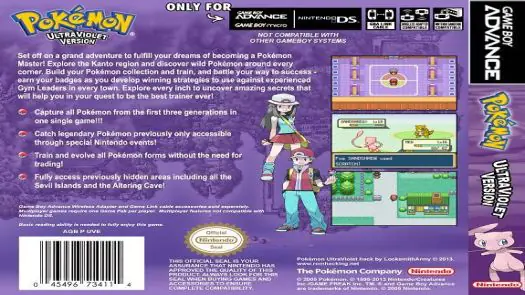 Pokemon Ultra Violet ROM - Gameboy Advance (GBA) Free Download