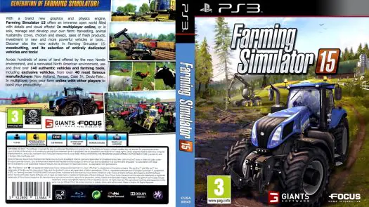 Farming Simulator 15 - Jogos Ps3 Psn Envio Rápido