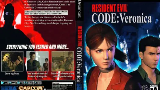 Resident Evil Code Veronica X Disco2 (Dreamcast) Dublado em PT-BR 