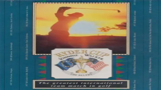 Ryder Cup - Johnnie Walker