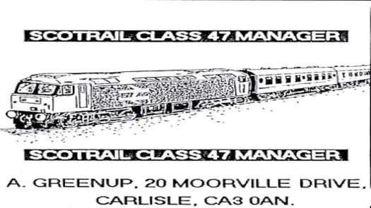 Scotrail Class 47 Fleet Manager (1990)(Ashley Greenup)