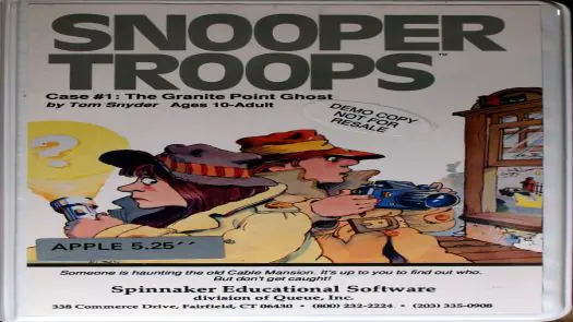 Snooper Troops And The Case Of- The Granit Point Ghost (1982)(Spinmaker Software Corp)
