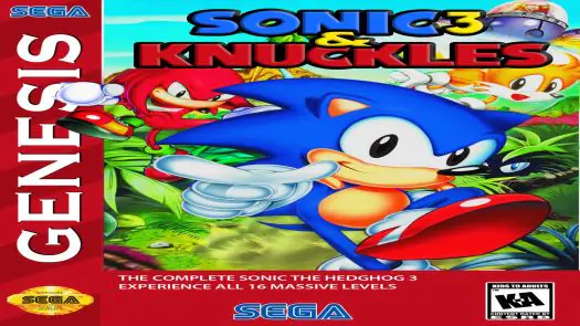 Sonic And Knuckles & Sonic 3 (JUE) ROM - Sega Download - Emulator Games