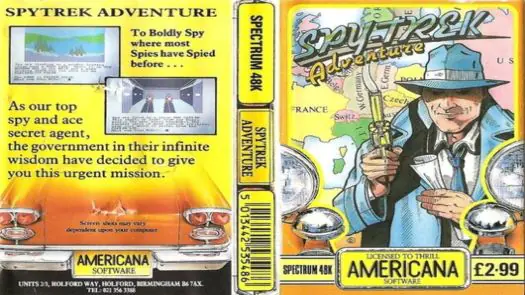Spy-Trek Adventure (1987)(Americana Software)