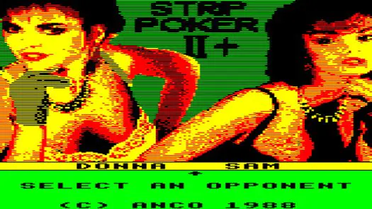 Strip Poker II Plus (1988)(IBSA)(Side A)[re-release][aka Strip Poker II+]