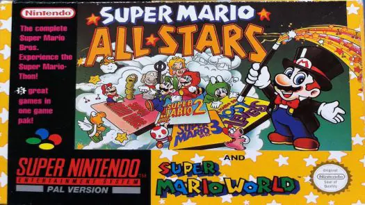 Super Mario All-Stars + Super Mario World ROM - SNES Download - Emulator  Games