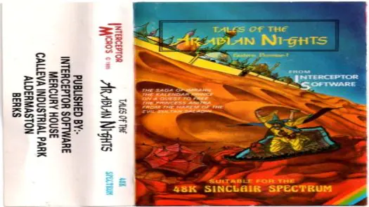 Tales Of The Arabian Nights (1985)(Interceptor Micros Software)