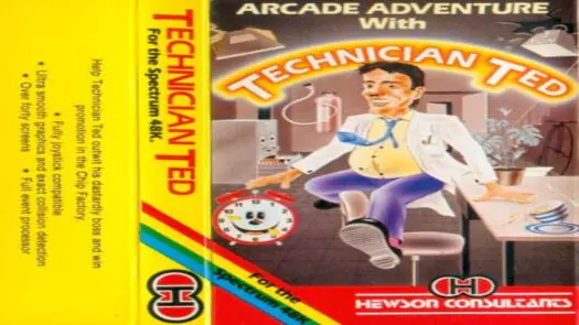 Technician Ted - The Megamix (1986)(Hewson Consultants)[128K]