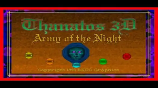 THANATOS 3D Army of the Night DOS Shareware