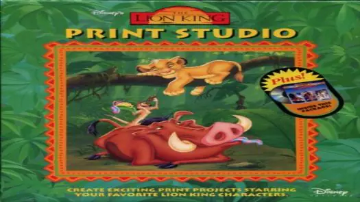 The Lion King Print Studio