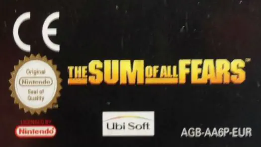 The Sum Of All Fears (Menace) (E)