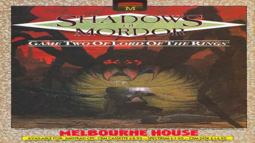 Tolkien Trilogy, The - Lord Of The Rings - Game Two - Shadows Of Mordor (1989)(Beau-Jolly)