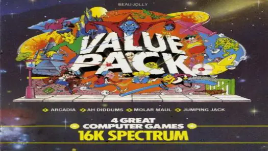 Value Pack 16k - Arcadia (1983)(Beau-Jolly)[16K]