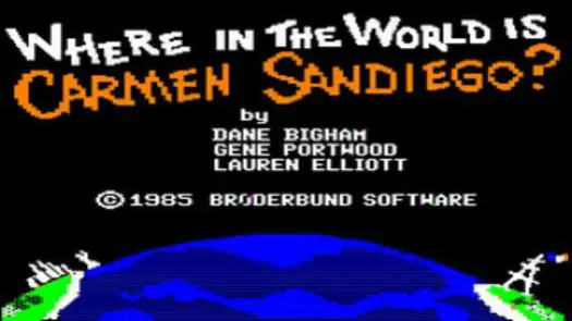 Where In The World Is Carmen Sandiego (Disk 1 Of 1 Side A) ROM