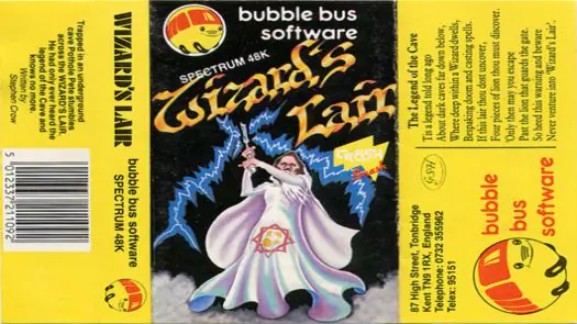 Wizard's Lair (1985)(Blue Ribbon Software)[re-release]