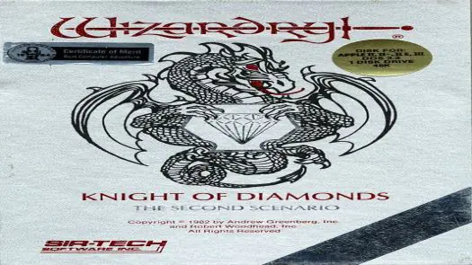 Wizardry II - Knight And Diamons (1982)(Andrew Greenberg)(Disk 1 Of 2)