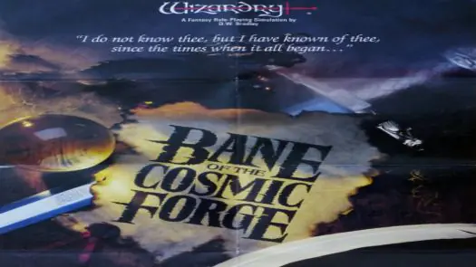 Wizardry VI - Bane Of The Cosmic Forge_DiskA