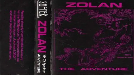 Zolan Adventure, The (1983)(Softek Software International)[a]