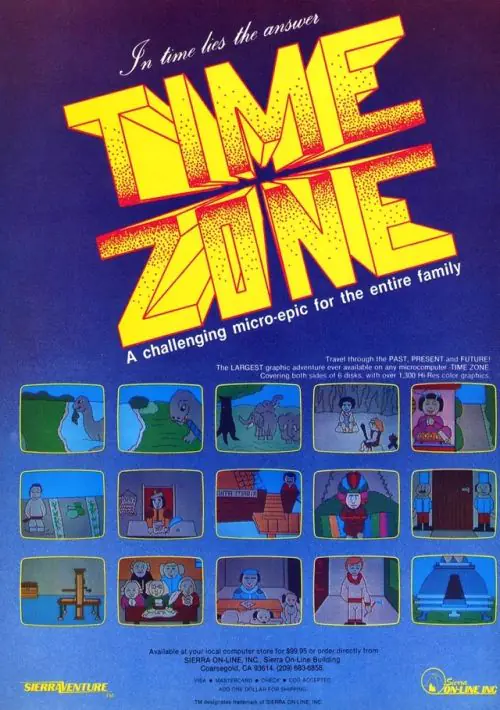 Time Zone (1982)(On-Line)(Disk 6 Of 6 Side B)[nib] ROM