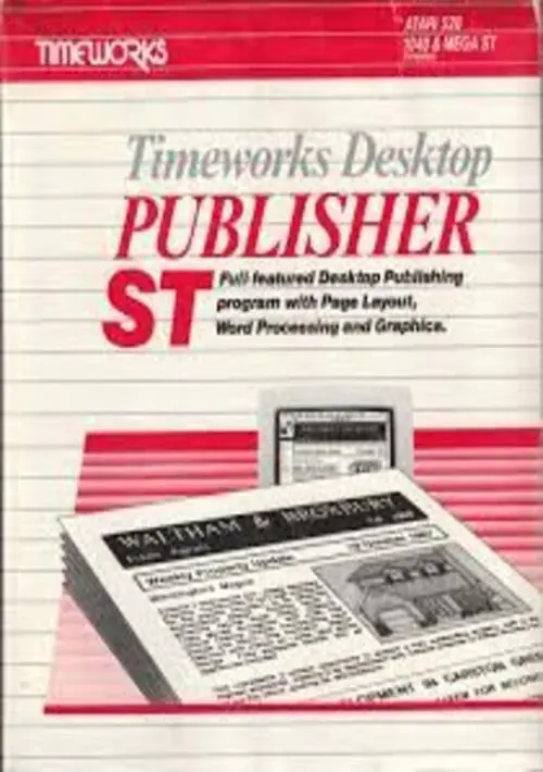 Timeworks Desktop Publisher ST (1987)(GST)(de) ROM download
