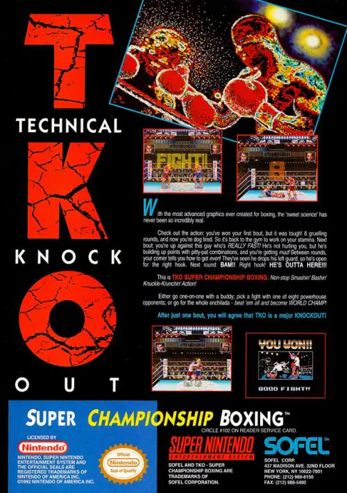 TKO Super Championship Boxing ROM download