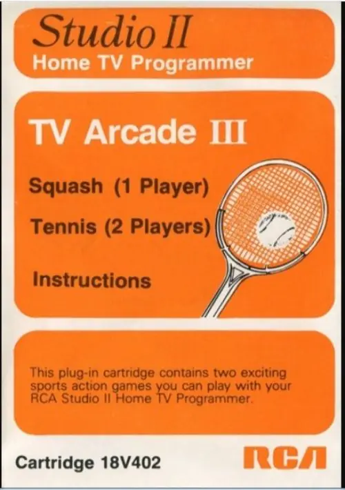 TV Arcade III - Tennis + Squash ROM download