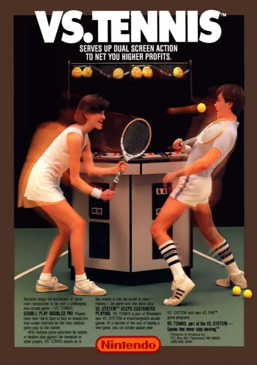 Vs. Tennis (Japan/USA, set TE A-3) ROM download