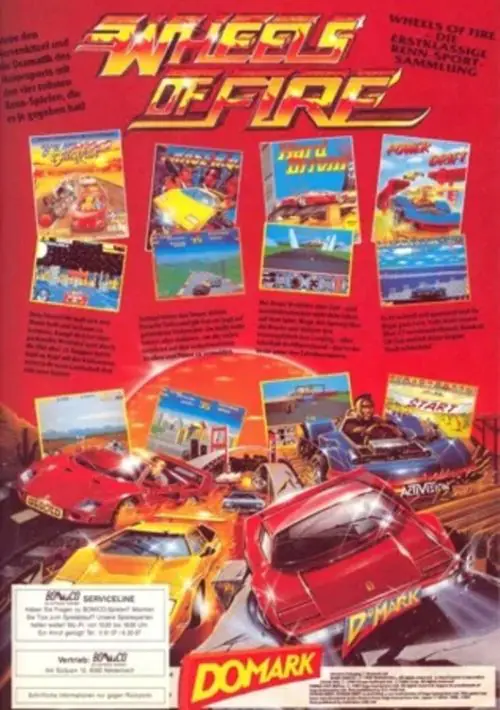 Wheels Of Fire (UK) (Disk 2 Of 4) (Chase HQ & Powerdrift).dsk ROM download