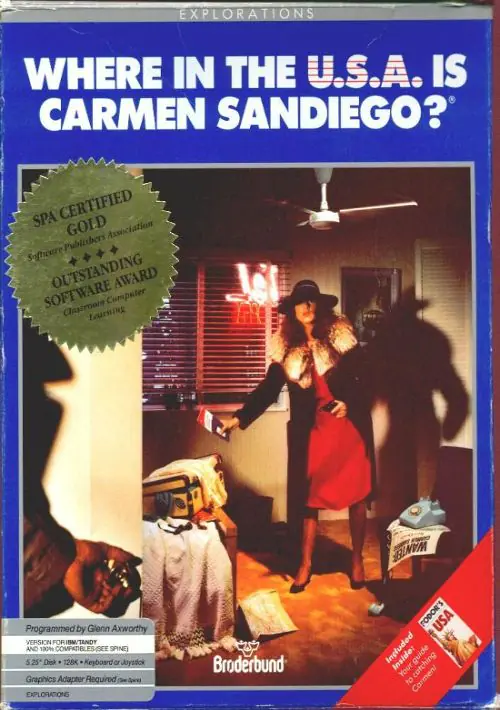 Where In The USA Is Carmen Sandiego_Disk1 ROM download