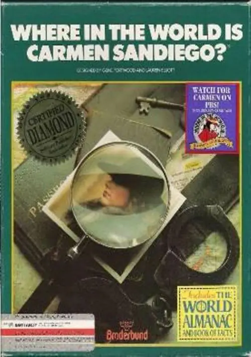 Where In The World Is Carmen Sandiego (1985)(Broderbund)[cr](Disk 1 Of 1 Side B) ROM