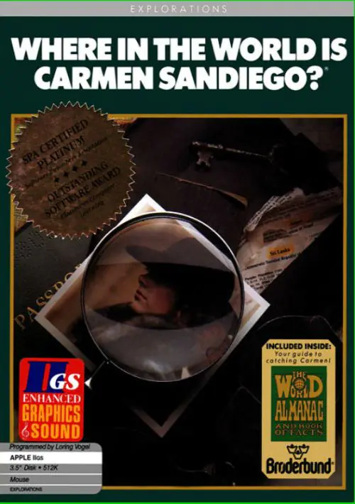 Where In The World Is Carmen Sandiego (Disk 1 Of 1 Side A) ROM download