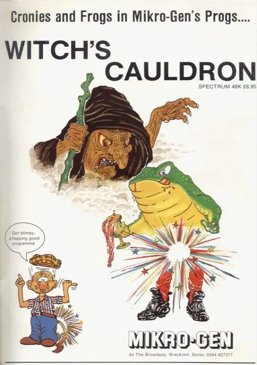 Witch's Cauldron, The (1985)(Mikro-Gen)[a2] ROM download